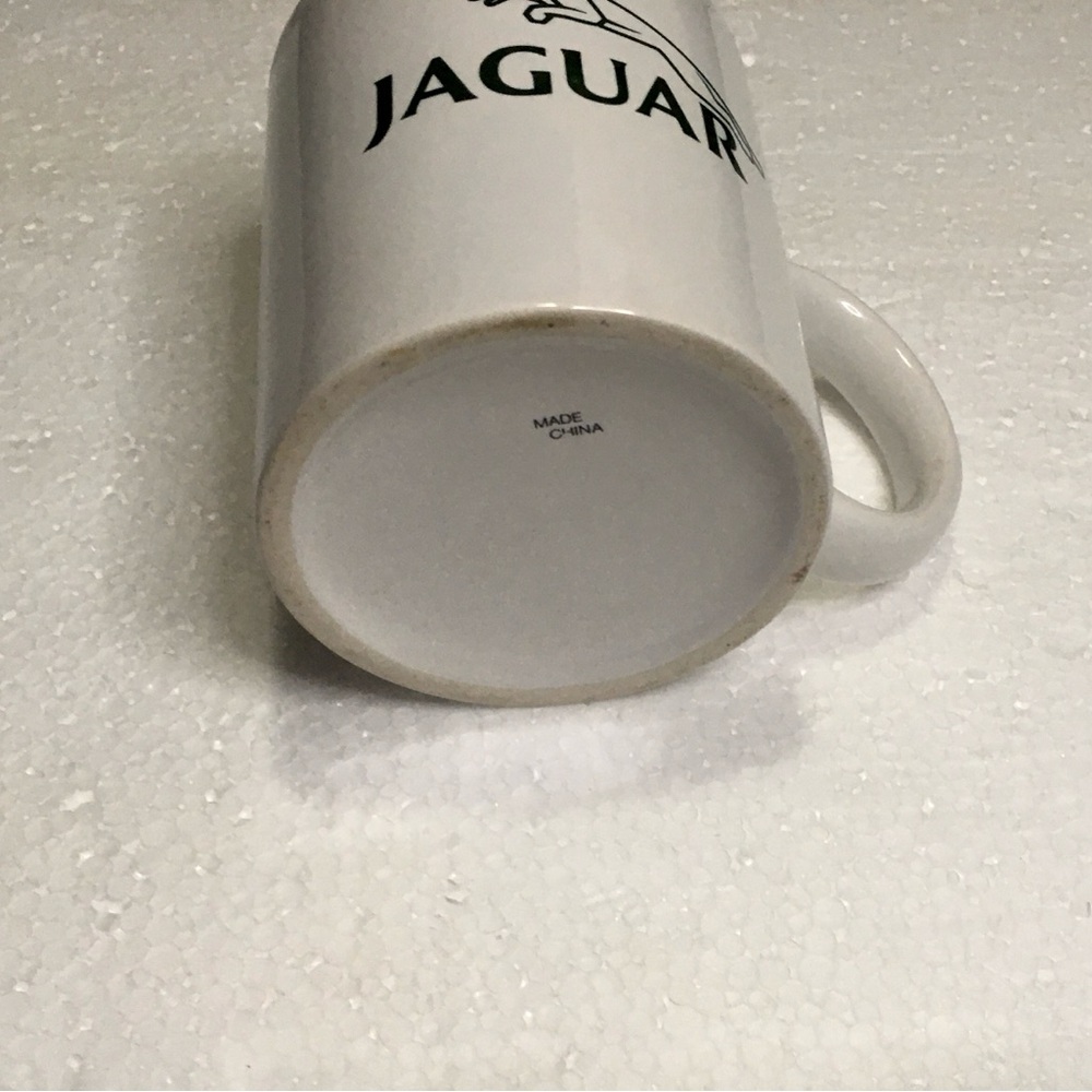 Jaguar brand ceramic white car logo mug - Picture 2 of 5